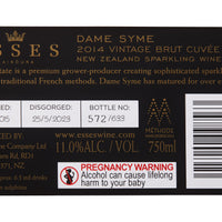 Dame Syme 2014 Vintage Brut Cuvee