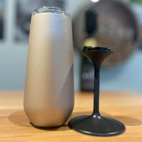 Esses Branded Huski Champagne Flutes